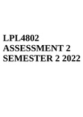 LPL4802 ASSESSMENT 2 SEMESTER 2 2022