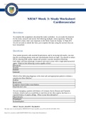 NR 567 Week 3 Study Worksheet; Cardiovascular