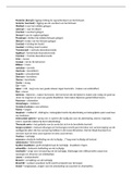 Begrippenlijst Anatomie M1