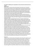 M1 - Explain the differing roles of organizations in travel and how they interrelate with one another&period; D1 - Analyse the importance of interrelationships in one organisation 