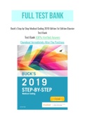Buck’s Step by Step Medical Coding 2019 Edition 1st Edition Elsevier Test Bank