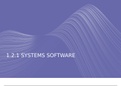 Presentation on topic 1.2.1 of the OCR A level (Systems Software)