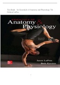 Test Bank for Essentials of Anatomy and Physiology 7th  Edition