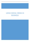 Unit 3 Using Social Media in Business P1, P2, M1,M2, D1