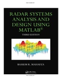 Radar Systems Analysis and Design Using MATLAB 3rd Edition Mahafza Solutions Manual 