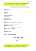N675 Final Exam Acute Care Exam 1 Questions and Answers Week 1-14 latest update 2022&sol;2023