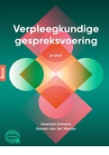 Samenvatting Verpleegkundige Gespreksvoering3e druk&comma; ISBN&colon; 9789024437207  Praktijkleren &lpar;VP-PRAK1VT2-20&rpar;