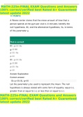  MATH-225n-FINAL EXAM Questions and Answers 100&percnt; correct&sol;verified best Rated A&plus; Guaranteed latest update 2022