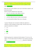 PSY118 Chapter 15 Exam Questions and Answers Rated A&plus; Guaranteed Success Latest update 2022