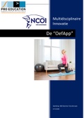 Module opdracht  Multidisciplinair Innoveren 