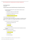 Basic Life Support Exam A complete questions and answers Updated 2022