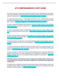 ATI COMPREHENSIVE C EXIT EXAM