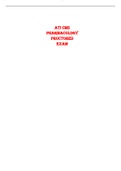 ATI CMS  PHARMACOLOGY  PROCTORED  EXAM