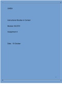 ISC3701 Assignment 4 Date: 15 October 