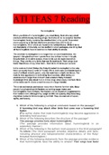 ATI TEAS 7 READING STUDY GUIDE