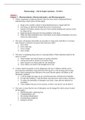 Chapter 2 &ndash; Pharmacokinetics&comma; Pharmacodynamics&comma; and Pharmacogenetics&sol; Questions and Multiple choices