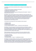 Peds Exam 1 NCLEX  questions And Answers 2022