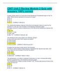 C957 Unit 2 Review Module 2 Quiz with Answers 100&percnt; correct&period;