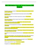 WGU C785 Module 5 Quiz with Correct Answers 2022 Graded A&plus;