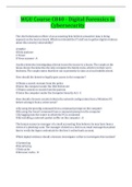 WGU Course C840 - Digital Forensics in Cybersecurity 2022&sol;2023