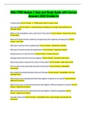 WGU C785 Module 2 Quiz and Study Guide with Correct Answers 2022 Graded A&plus;