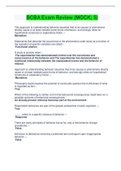 BCBA Exam Review &lpar;MOCK&semi; 5&rpar; Questions And Answers 2021&sol;2022&lpar; Complete best Solution Rated A&rpar;