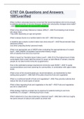 C787 OA Questions and Answers 100&percnt;verified&period;