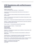 C787 Questionms with verified Answers 2022&sol;2023&period;