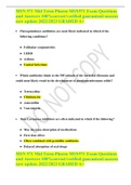 MSN 571 Mid Term Pharm MSN571 Exam Questions and Answers 100&percnt;correct&sol;verified guaranteed success new update 2022&sol;2023 GRADED A&plus;