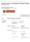 Cardiovascular &vert; Completed &vert; Shadow Health Cardiovascular Results &vert; Turned In