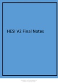 2021 HESI V2 Final Notes&period;