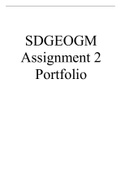 SDGEOGM Assignment 2 Portfolio
