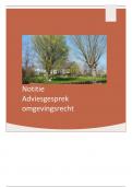Essay Adviesgesprek omgevingsrecht &lpar;1417HR211A&rpar; 
