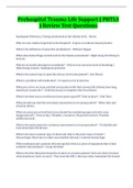 Prehospital Trauma Life Support &lpar; PHTLS &rpar; Review Test Questions Latest Update With Complete Top Solution&period; Download