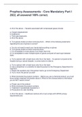 Prophecy Core Mandatory Part 1 Winter 2022&comma; all answered 100&percnt; correct&period;