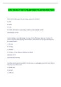 ATI TEAS TEST PRACTICE MATHEMATICS QUESTIONS AND ANSWERS WITH COMPLETE TOP SOLUTION LATEST UPDATE&period;