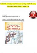  TEST BANK For Genetics and Genomics in Nursing and Health Care 2nd Edition By Beery | All Chapters | Latest Complete Guide 2024 