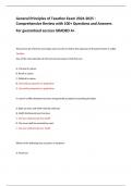 General Principles of Taxation Exam 2024-2025 &colon; Comprehensive Review with 100&plus; Questions and Answers For guaranteed success GRADED A&plus;