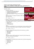 Test Bank For Contemporary Nursing Issues Trends And Management 7th Edition By Cherry And Jacob Chapter 1-28 | Complete Guide A+