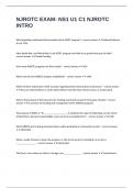 NJROTC EXAM&colon; NS1 U1 C1 NJROTC INTRO correctly answered