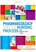 Pharmacology And The Nursing Process 9th Edition Lilley Test Bank