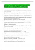 AMCA Phlebotomy Certification Prep