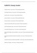 NJROTC Study Guide&excl; questions with complete solutions