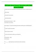 CPR State Board Exams&vert; Questions with 100&percnt;  correct Answers 
