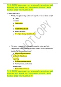 NUR 2032C exam one care man evolve questions and answers Best Rated A&plus; Guaranteed Success Latest Update 2022&sol;2023 RATED A&plus;