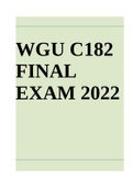 WGU Introduction To IT - C182 FINAL EXAM 2022