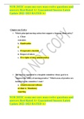 NUR 2032C exam one care man evolve questions and answers Best Rated A&plus; Guaranteed Success Latest Update 2022&sol;2023 RATED A&plus;