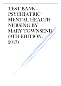 Exam (elaborations) NSG 388  Psychiatric Mental Health  Psychiatric Mental Health Nursing, 