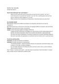 Gender, Sex, and Sexuality Chapter Notes