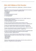 BUL 4421-Midterm FAU Gendler Questions &plus; Answers Graded A&plus;